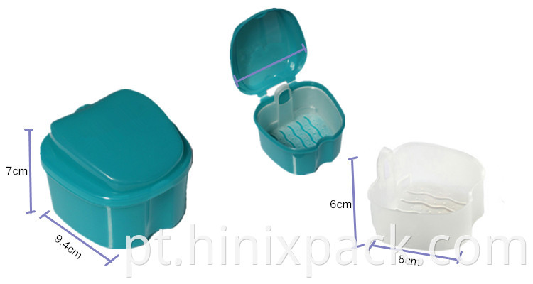 Denture Cleaning Box/Denture box With Rising Basket